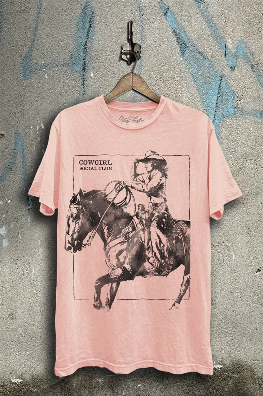 Cowgirl Social Club Graphic Top