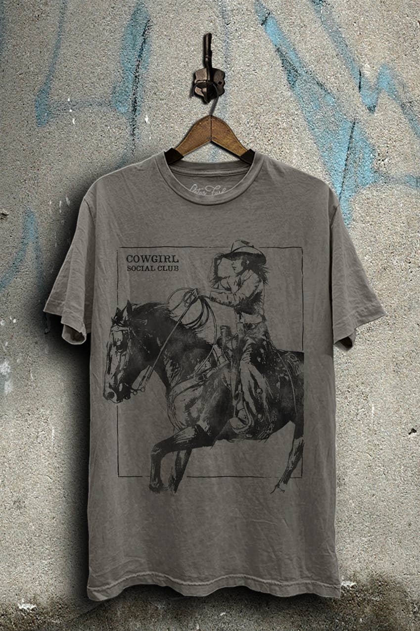 Cowgirl Social Club Graphic Top