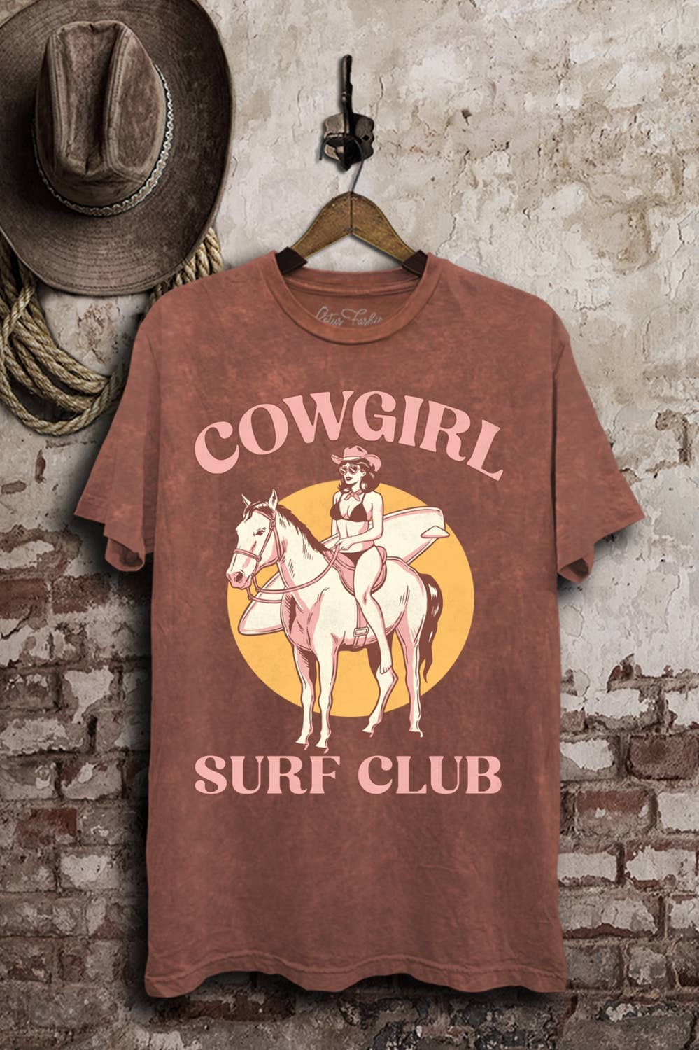 Cowgirl Surf Club Graphic Top