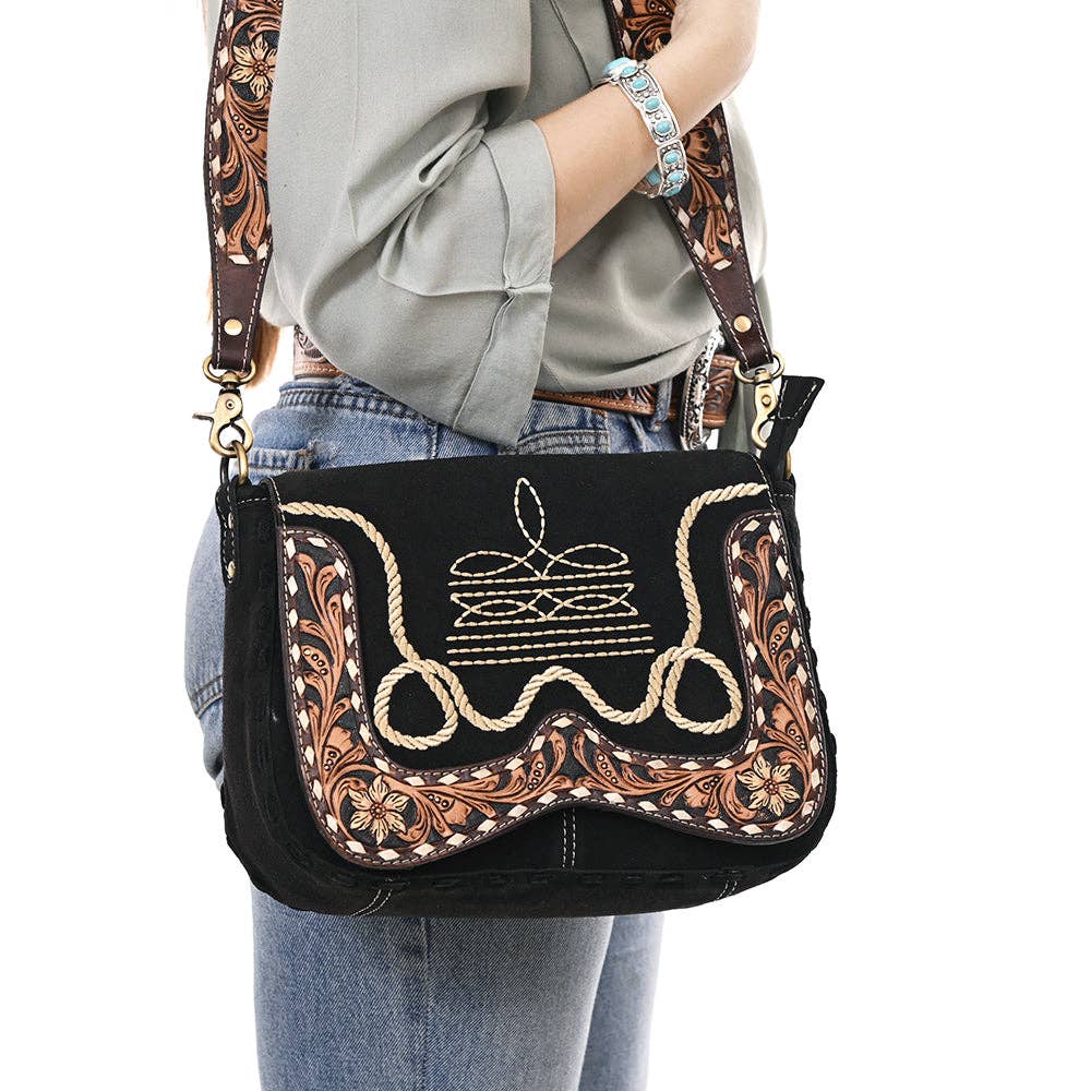 ADBGA687 Crossbody Genuine Western Leather Women Bag