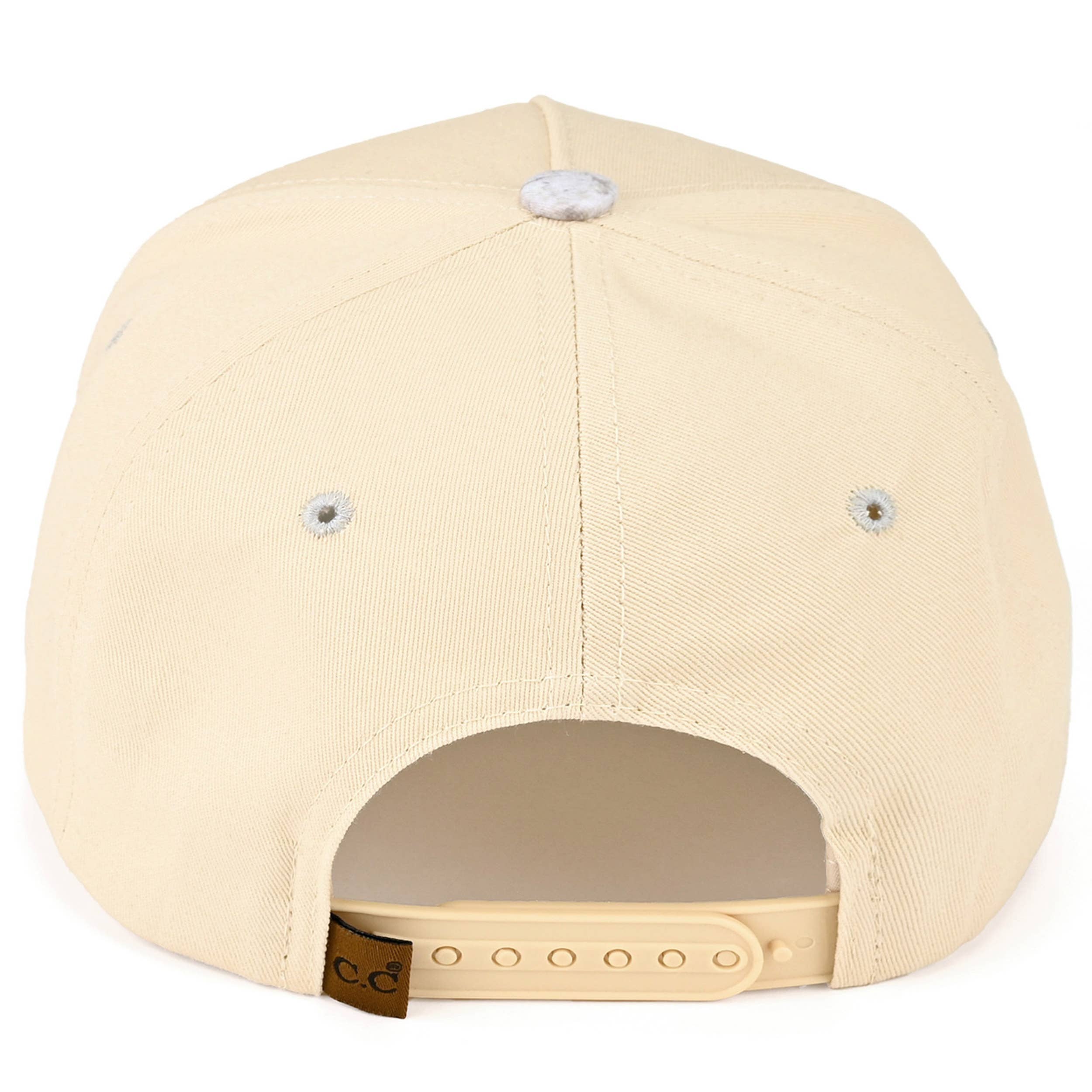 C.C NOT YOUR AVERAGE COWGIRL Lettering Two Tone Trucker Cap