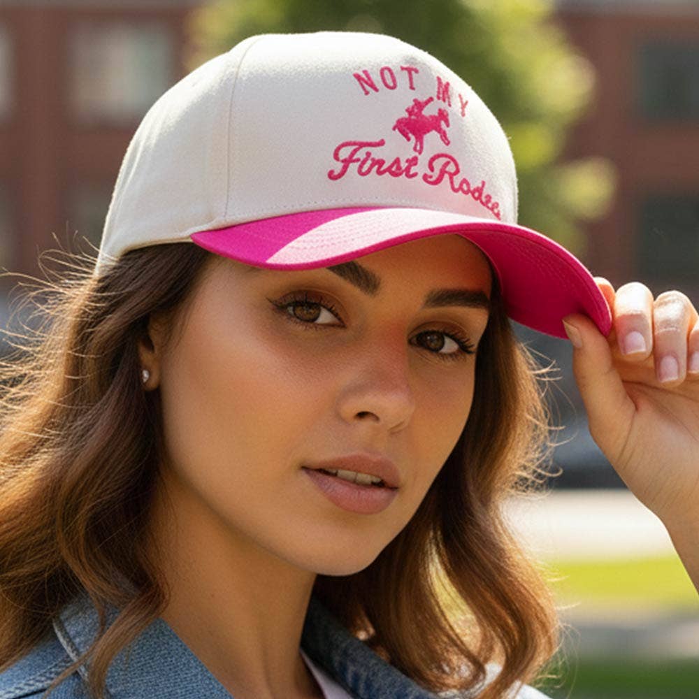 NOT MY FIRST RODEO Embroidered Baseball Cap
