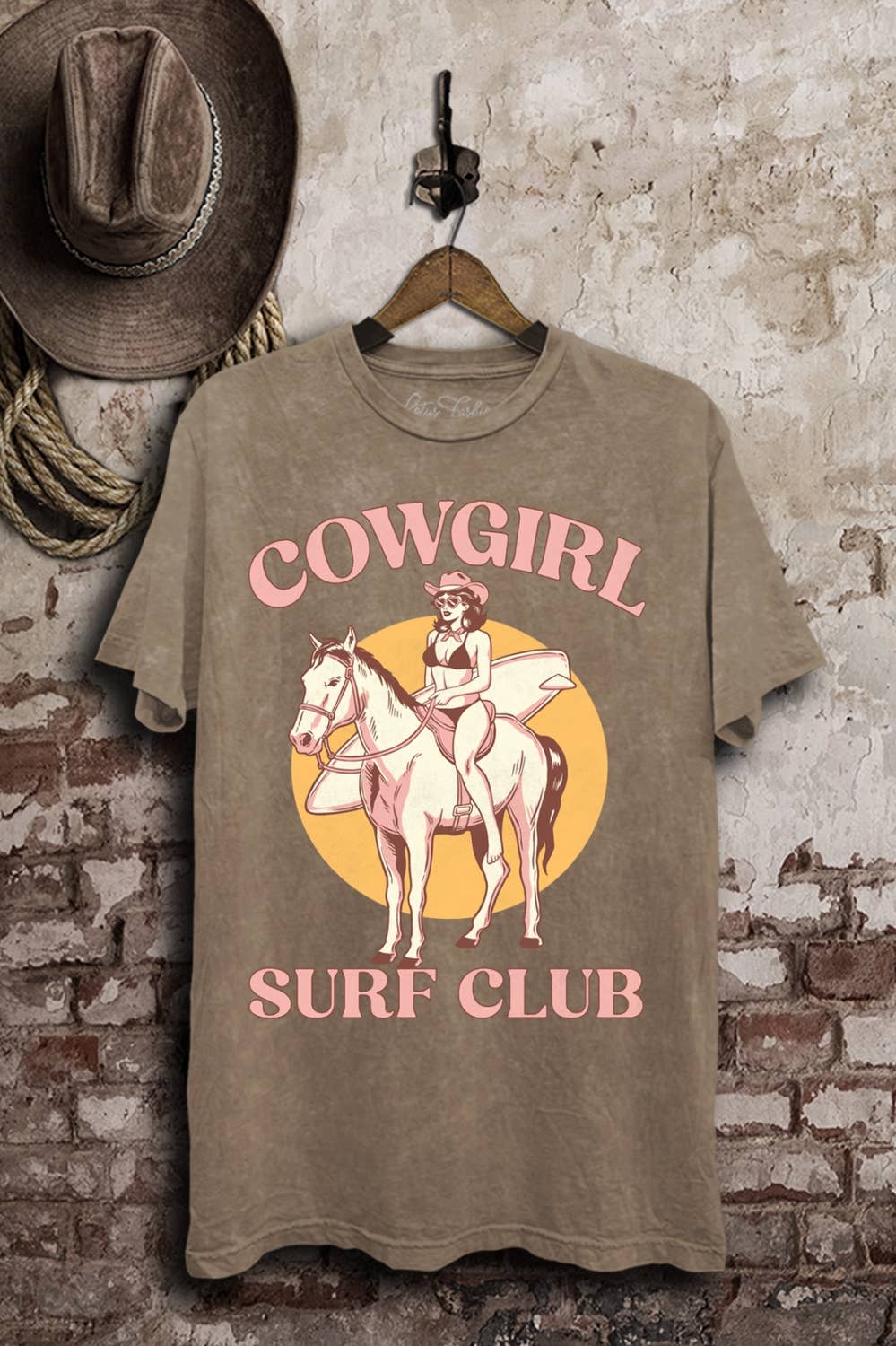 Cowgirl Surf Club Graphic Top