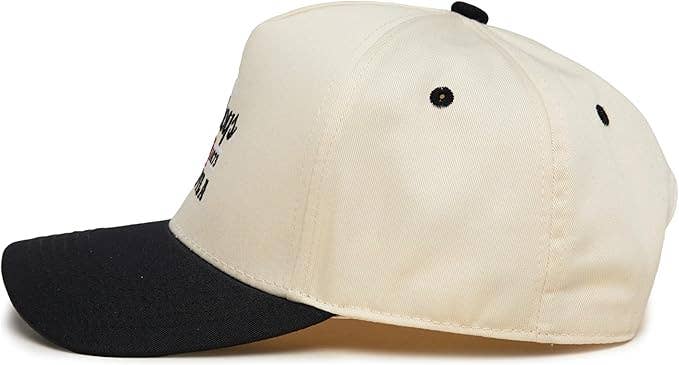 2-Tone Embroidered Cap - Cowboys and Tequila - Black/Beige