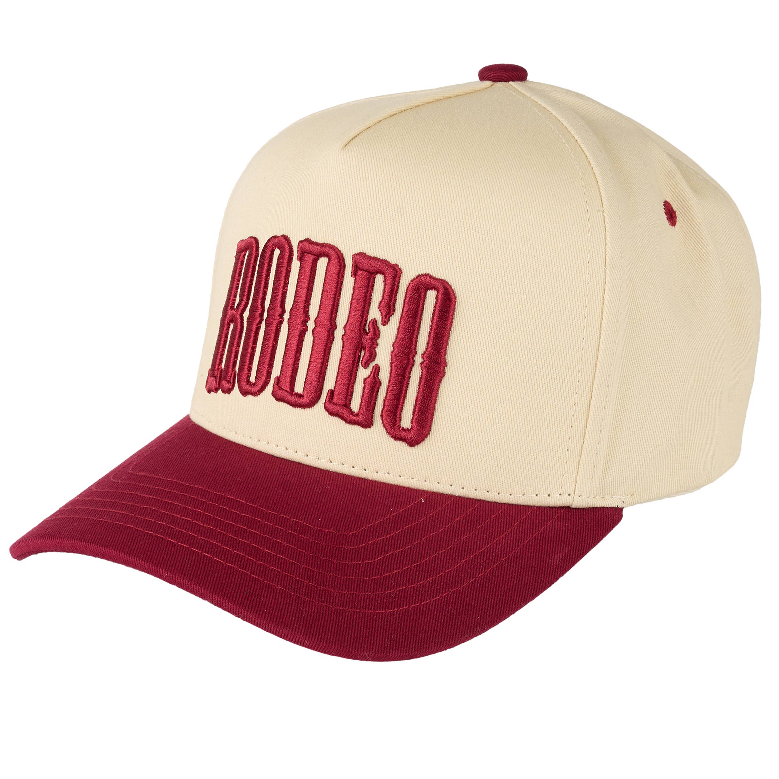 C.C RODEO Letter Embroidered Snapback Trucker Hat