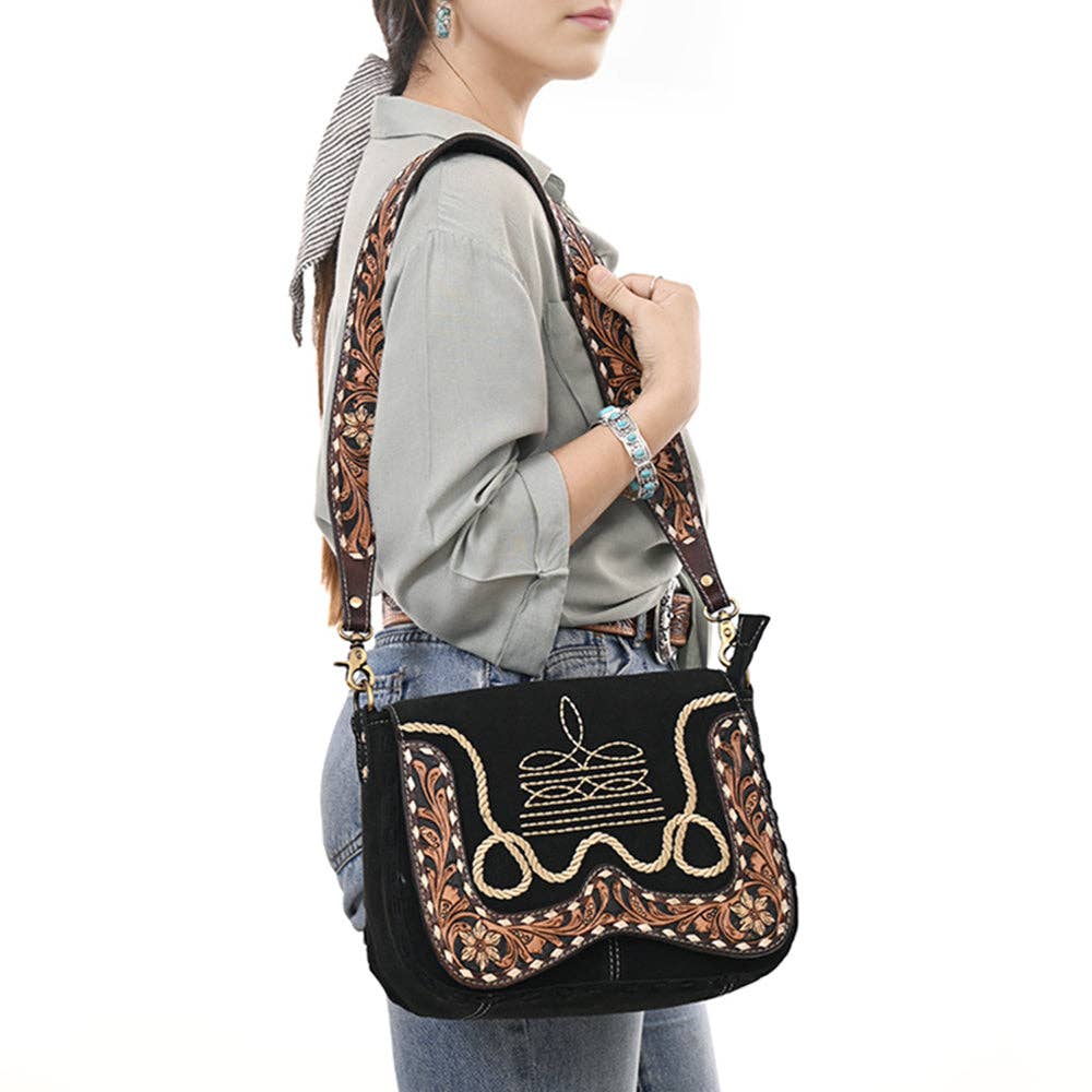 ADBGA687 Crossbody Genuine Western Leather Women Bag