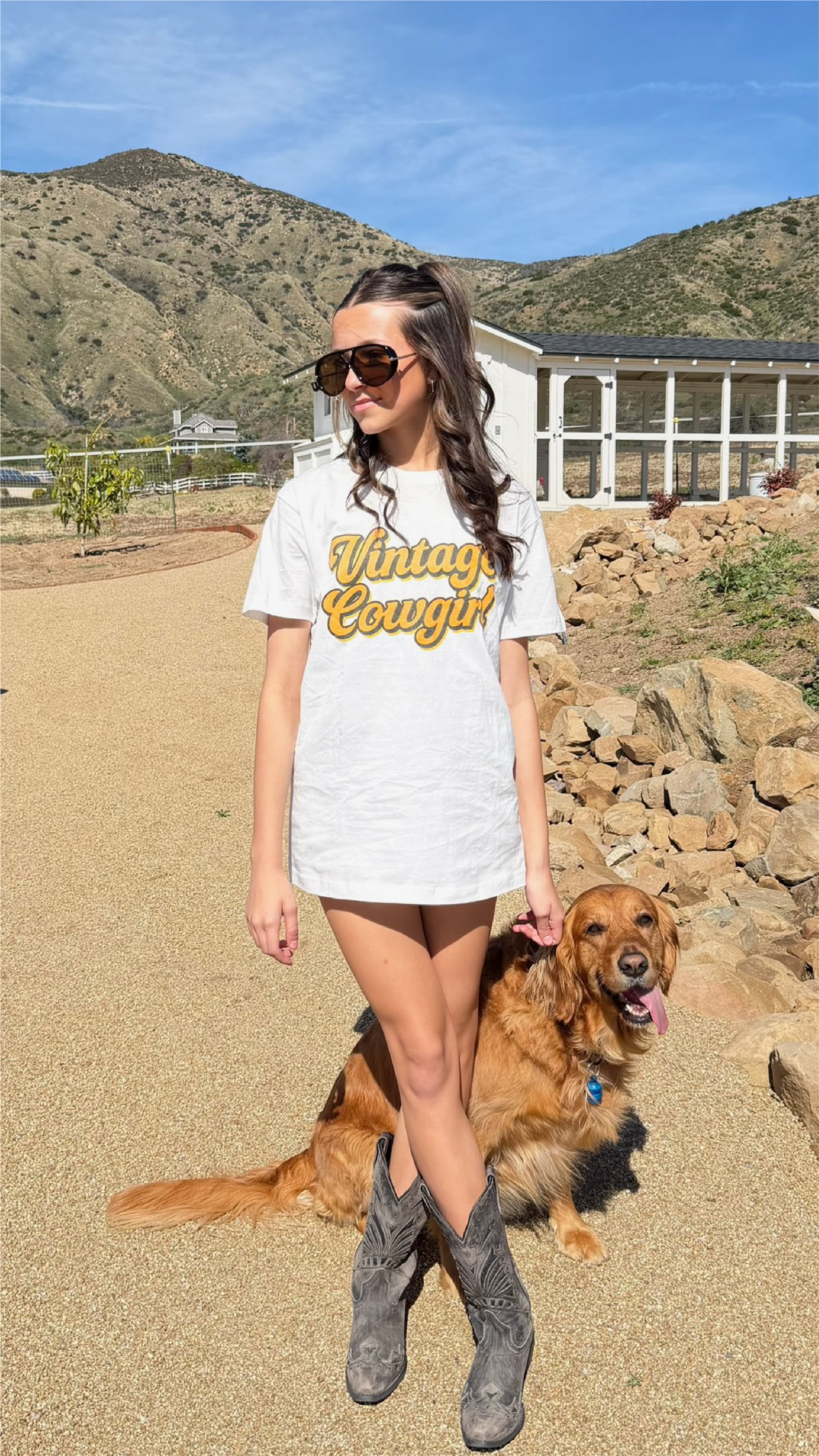 "Vintage Cowboy" Tee-Shirt