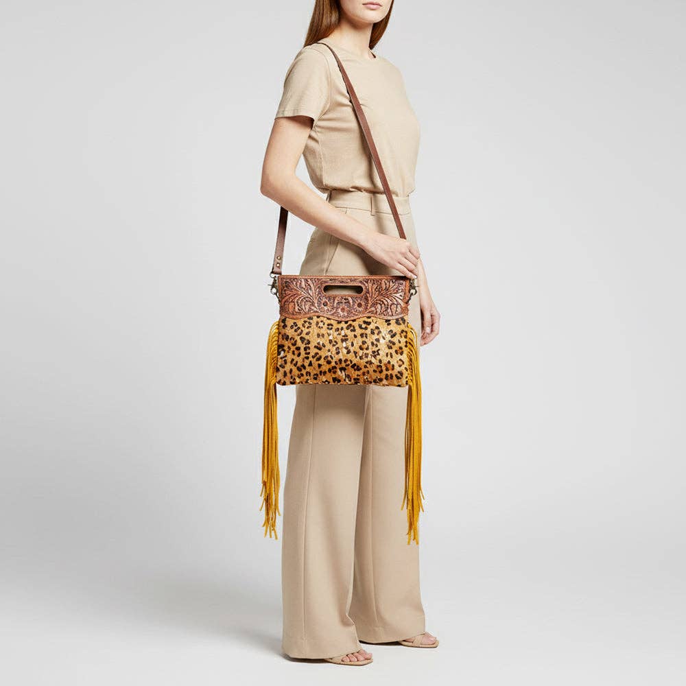 ADBGS146C Crossbody Genuine Western Leather Women Bag Teah