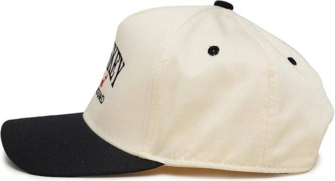 Two Tone Cap - Whiskey Bent Hell Bound - Black/Beige