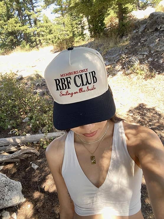 Two Tone Cap - RBF Club - Beige/Black