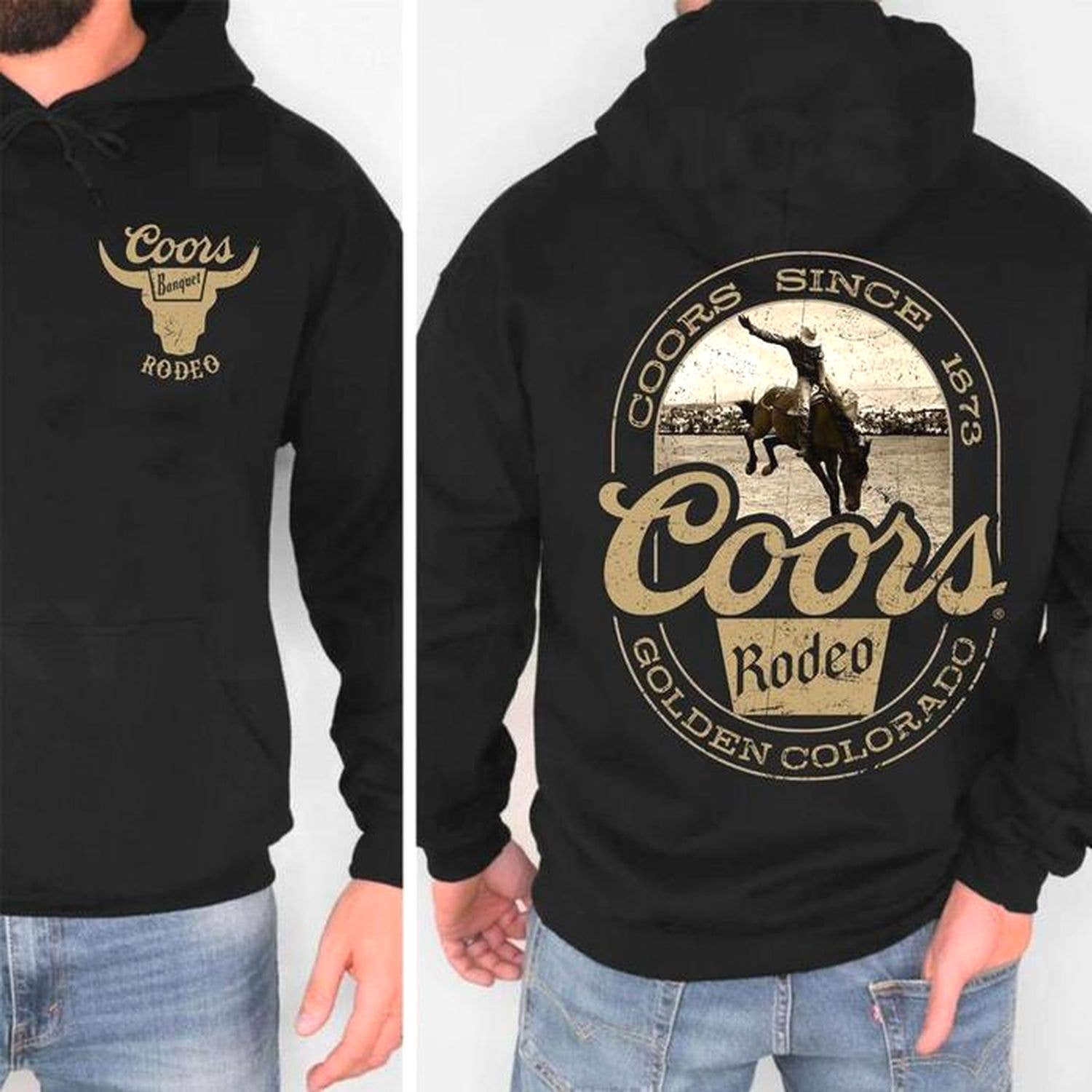 Coors Banquet Retro Shirt Unisex Cowboy Western Rodeo Tee
