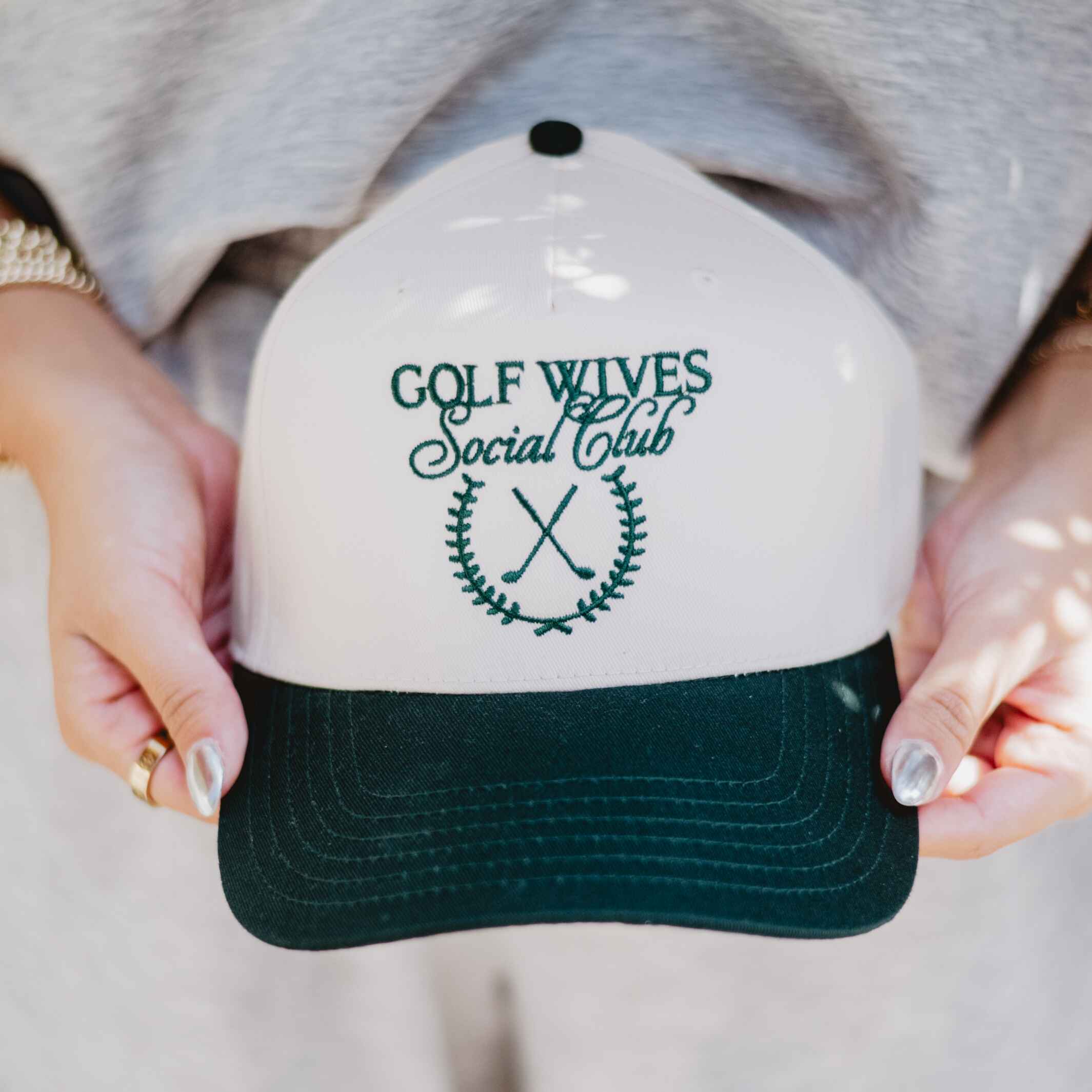 Golf Wives Social Club Two-Toned Fitted Hat