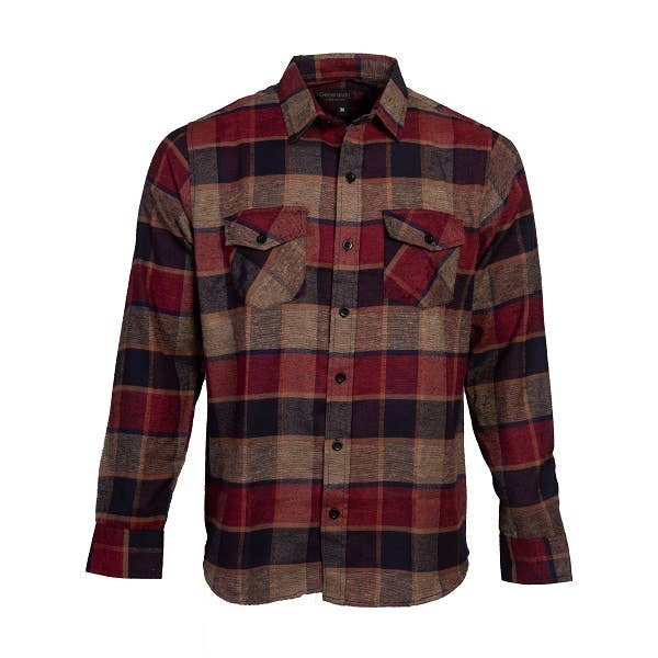 Flannel Casual Button-Down Shirts [HF-3001]