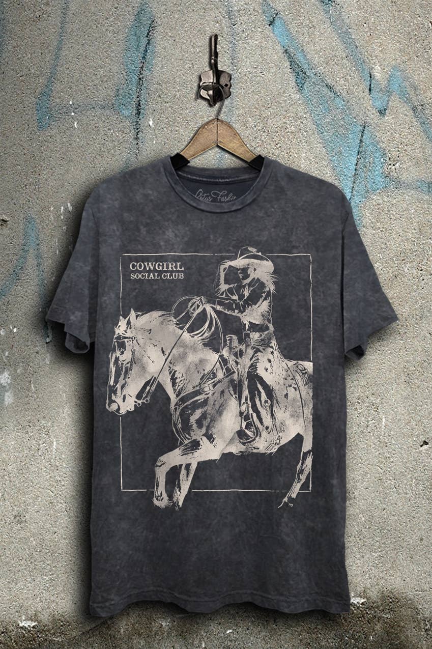 Cowgirl Social Club Graphic Top