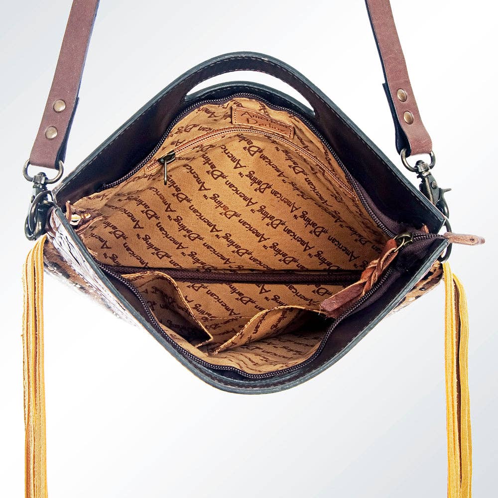 ADBGS146C Crossbody Genuine Western Leather Women Bag Teah