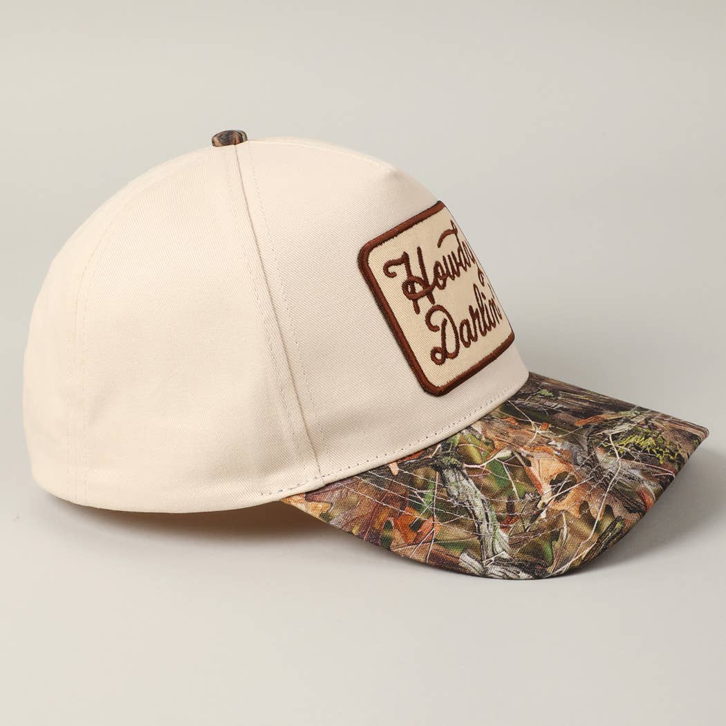 Howdy Darlin' Embroidery Patch Cap
