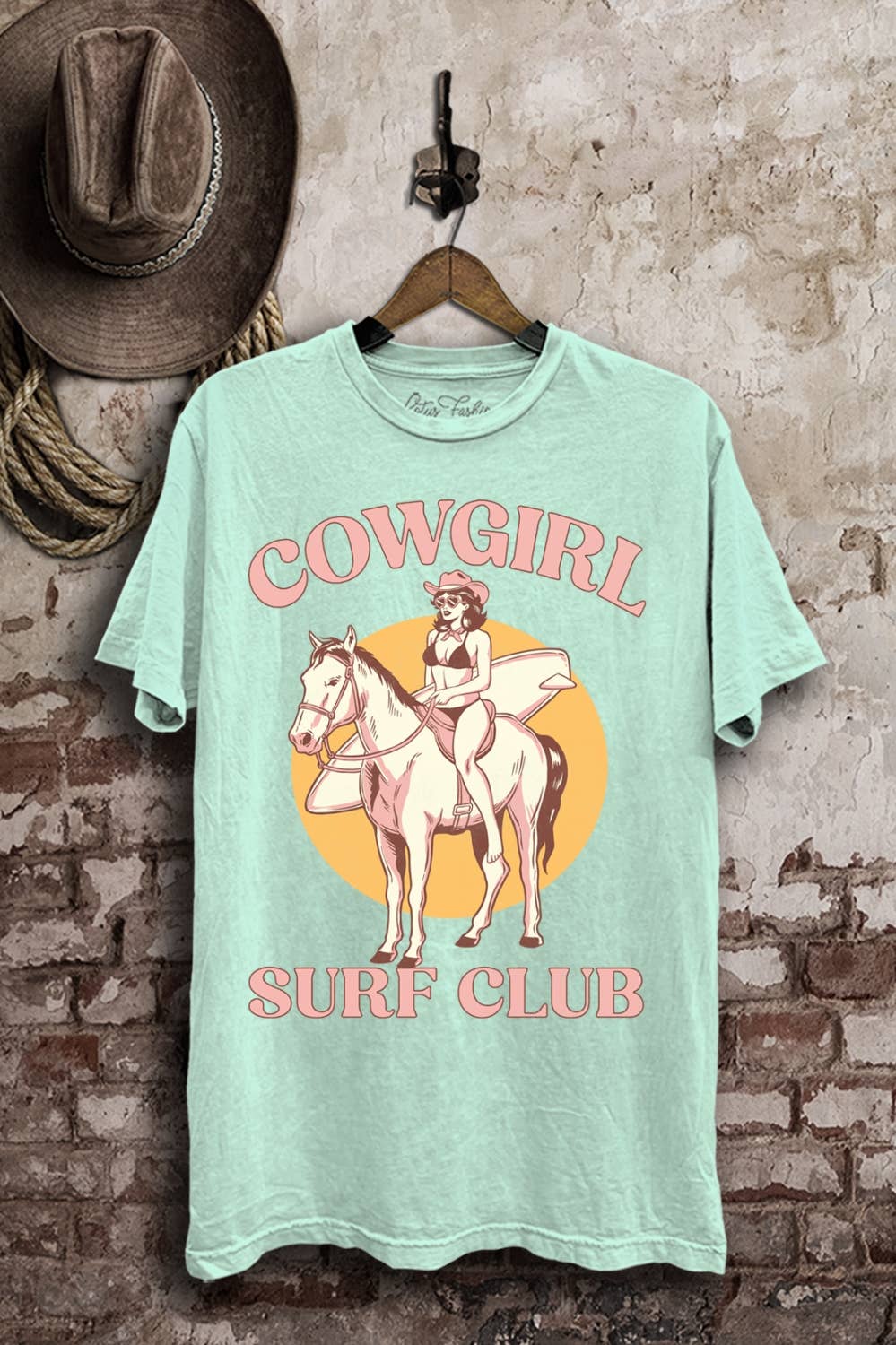 Cowgirl Surf Club Graphic Top