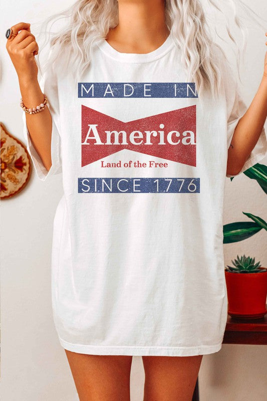 MADE IN AMERICA OVERSIZED GRAPHIC TEE / T-SHIRT