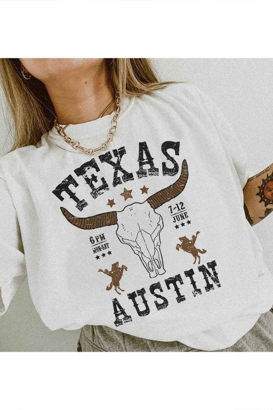 TEXAS AUSTIN WESTERN GRAPHIC TEE / T-SHIRT