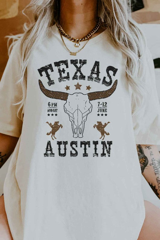 TEXAS AUSTIN WESTERN GRAPHIC TEE / T-SHIRT