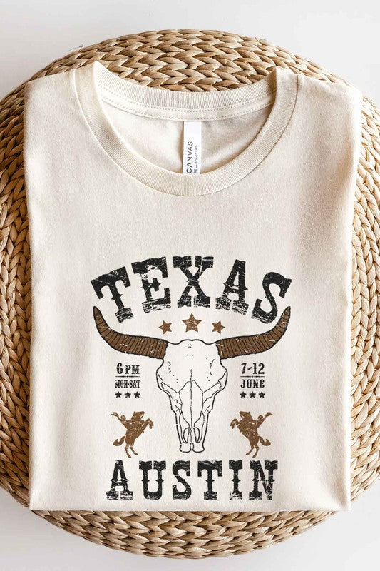 TEXAS AUSTIN WESTERN GRAPHIC TEE / T-SHIRT