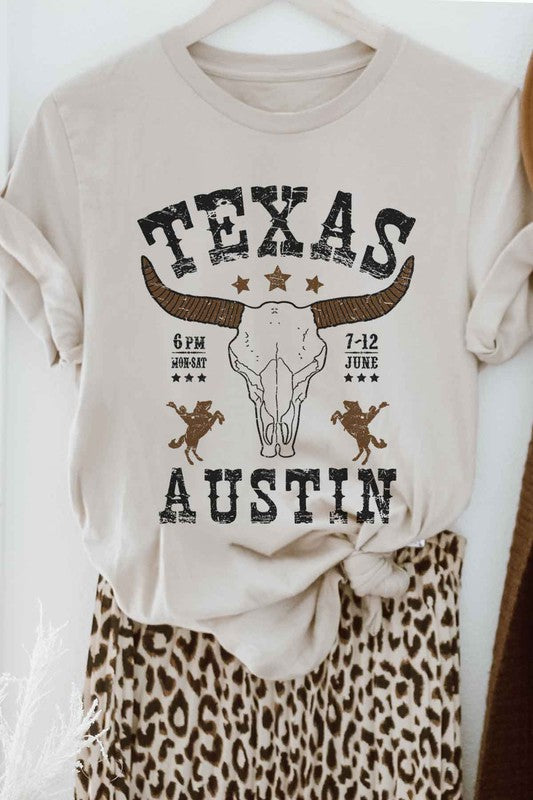 TEXAS AUSTIN WESTERN GRAPHIC TEE / T-SHIRT