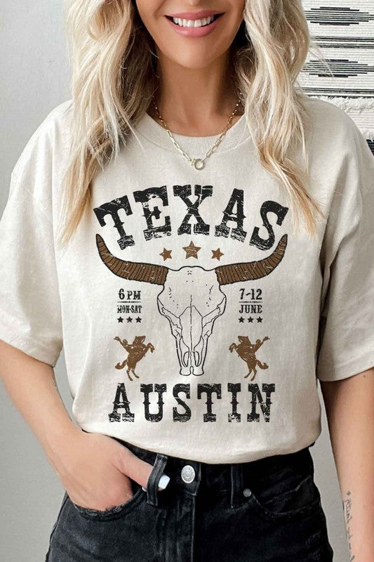 TEXAS AUSTIN WESTERN GRAPHIC TEE / T-SHIRT