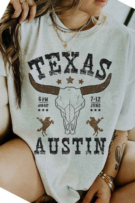 TEXAS AUSTIN WESTERN GRAPHIC TEE / T-SHIRT