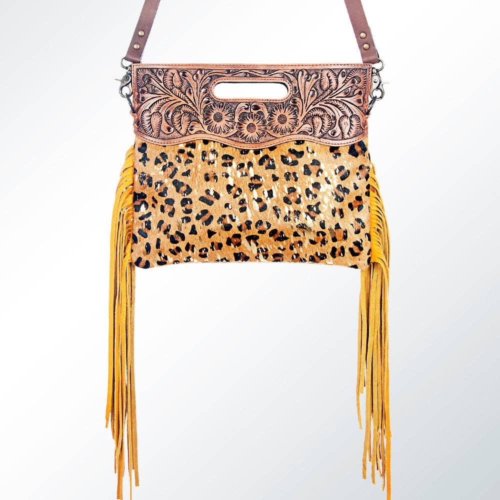 ADBGS146C Crossbody Genuine Western Leather Women Bag Teah