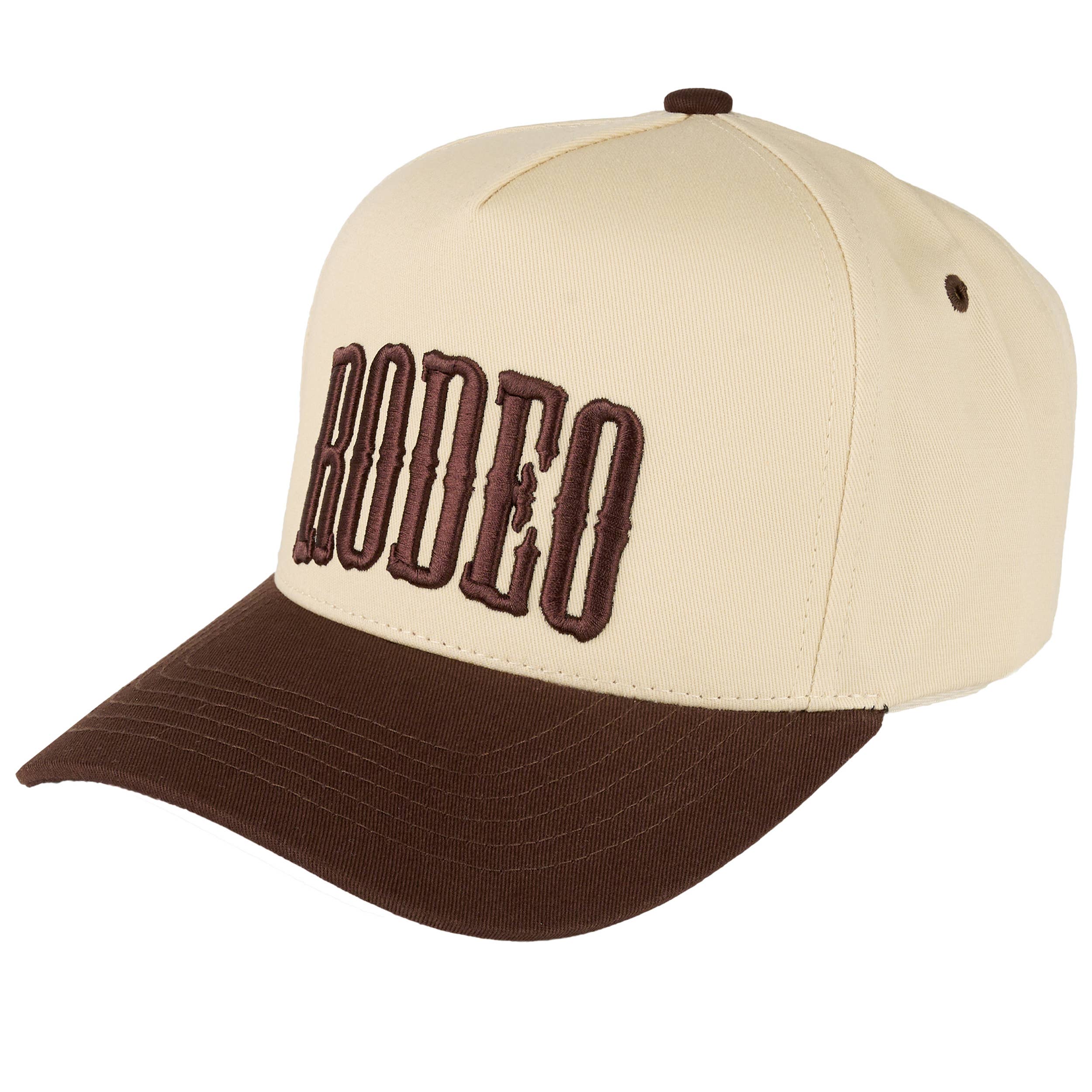 C.C RODEO Letter Embroidered Snapback Trucker Hat