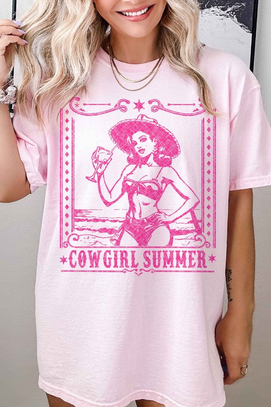 COWGIRL SUMMER WESTERN GRAPHIC TEE