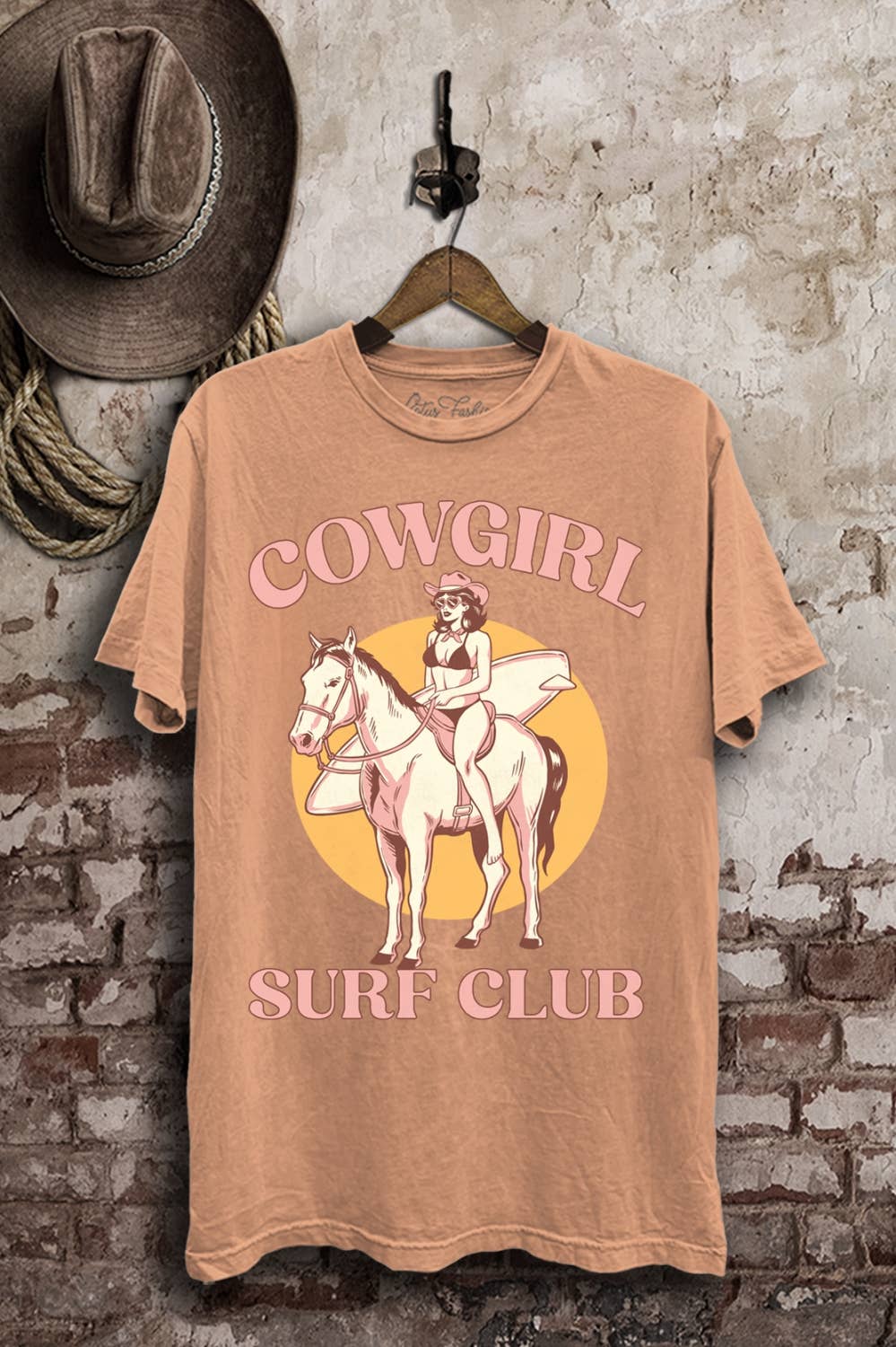 Cowgirl Surf Club Graphic Top