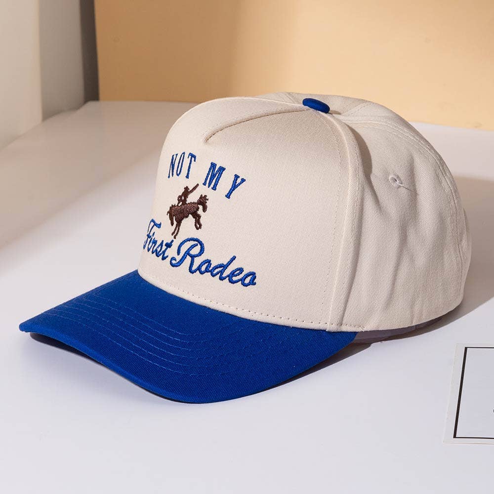 NOT MY FIRST RODEO Embroidered Baseball Cap