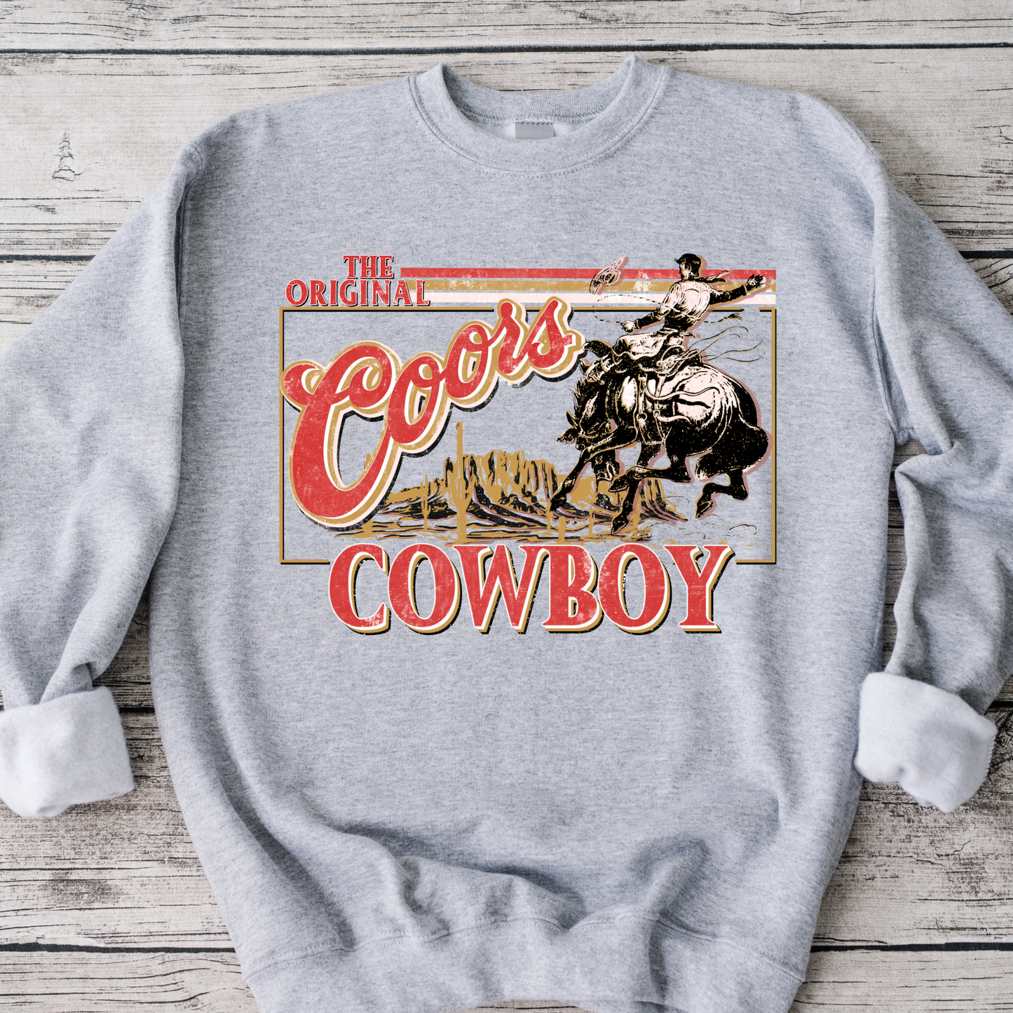 COORS COWBOY SWEATSHIRTS