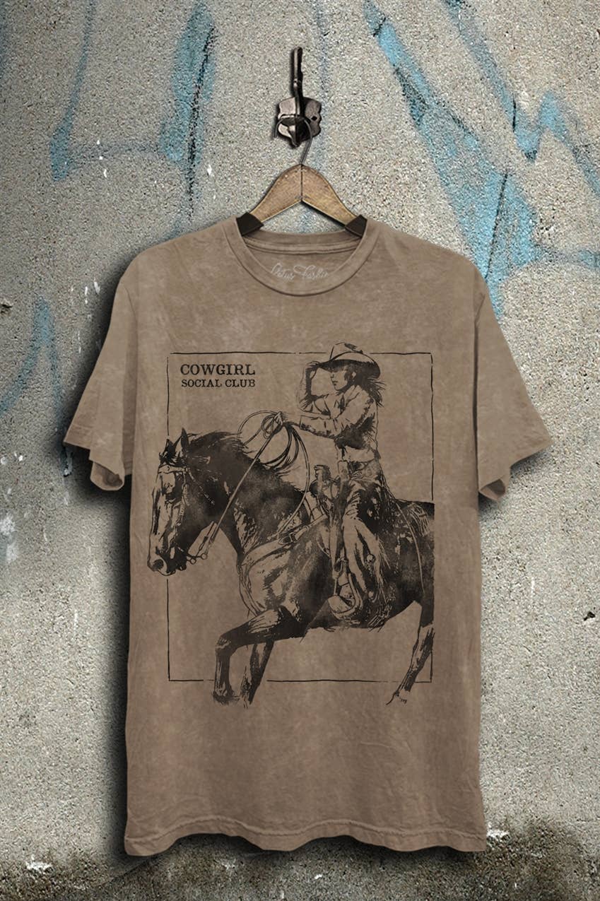 Cowgirl Social Club Graphic Top