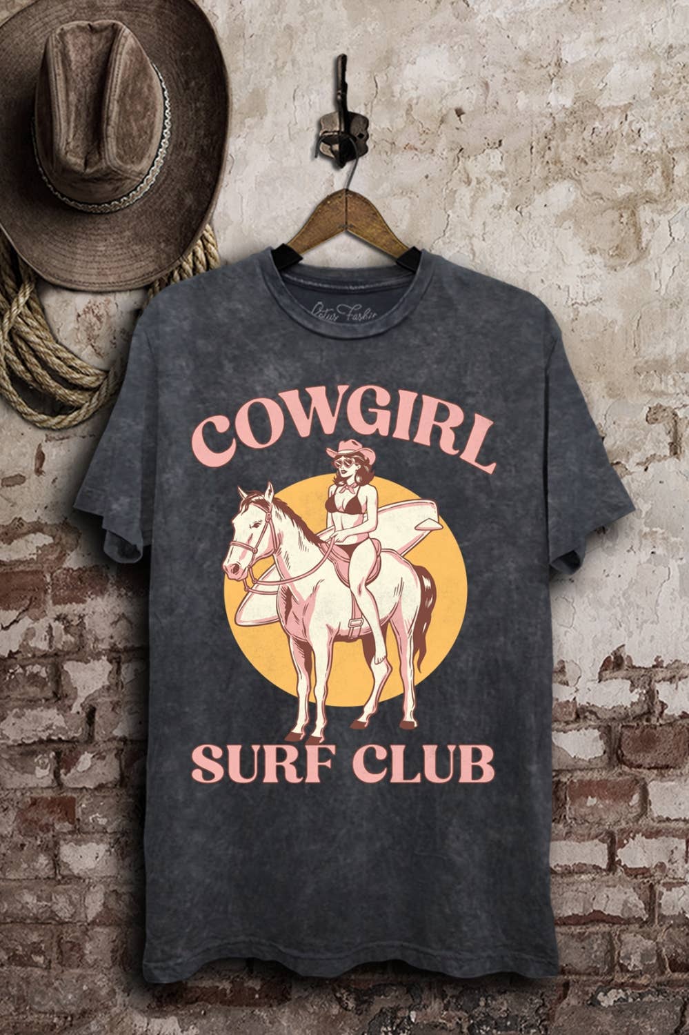 Cowgirl Surf Club Graphic Top