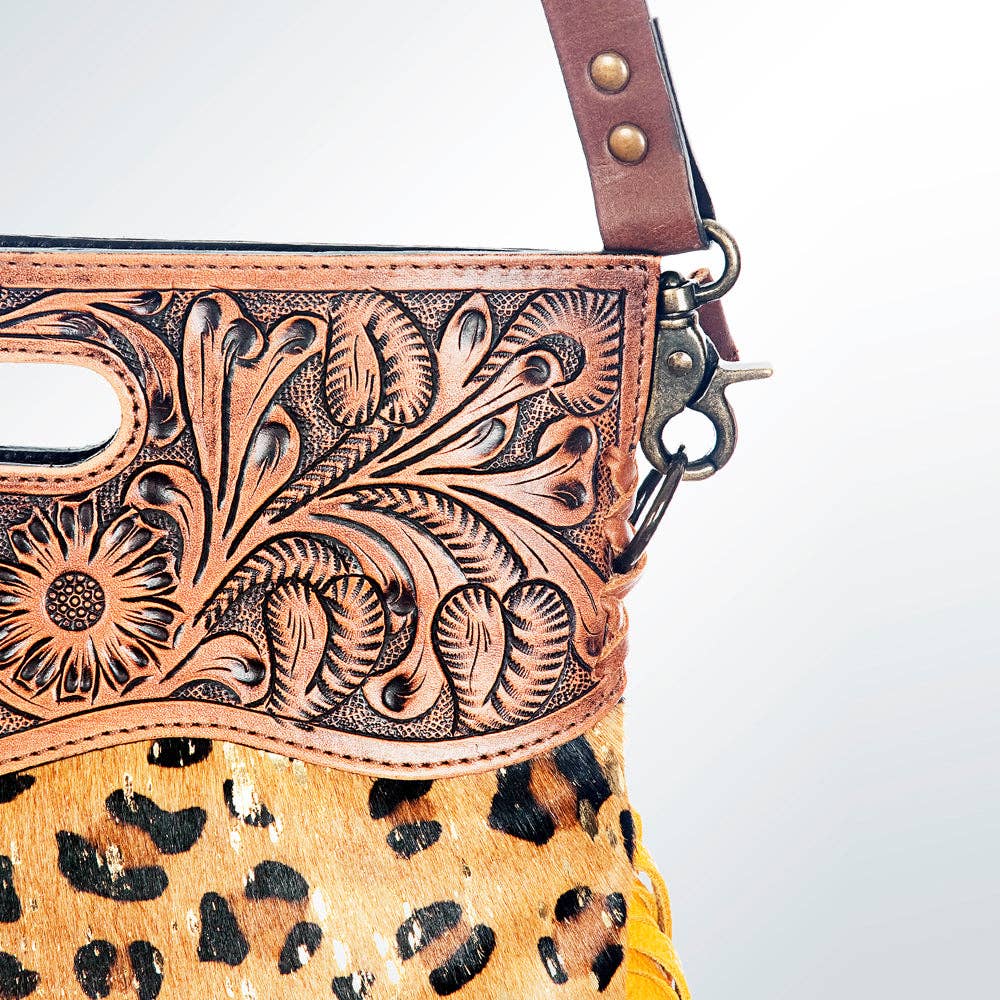 ADBGS146C Crossbody Genuine Western Leather Women Bag Teah
