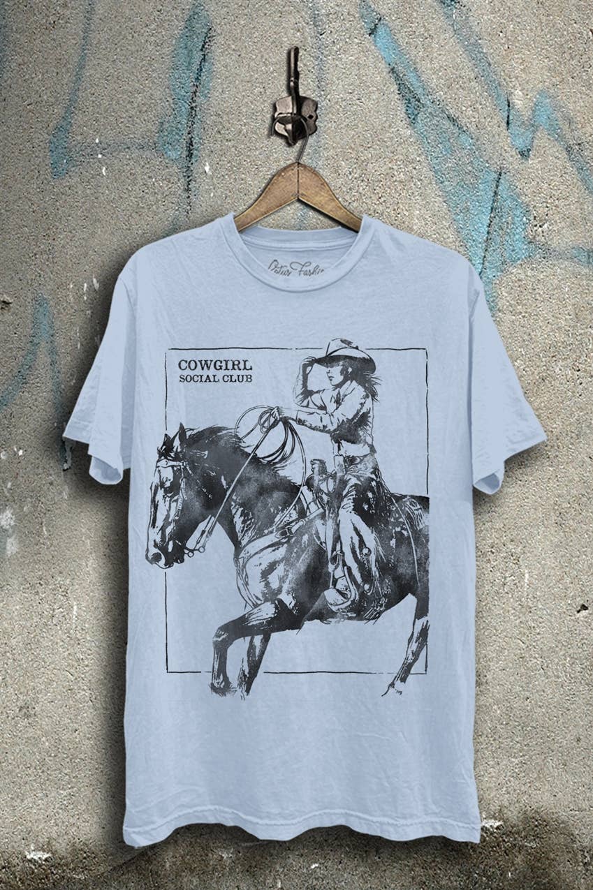 Cowgirl Social Club Graphic Top