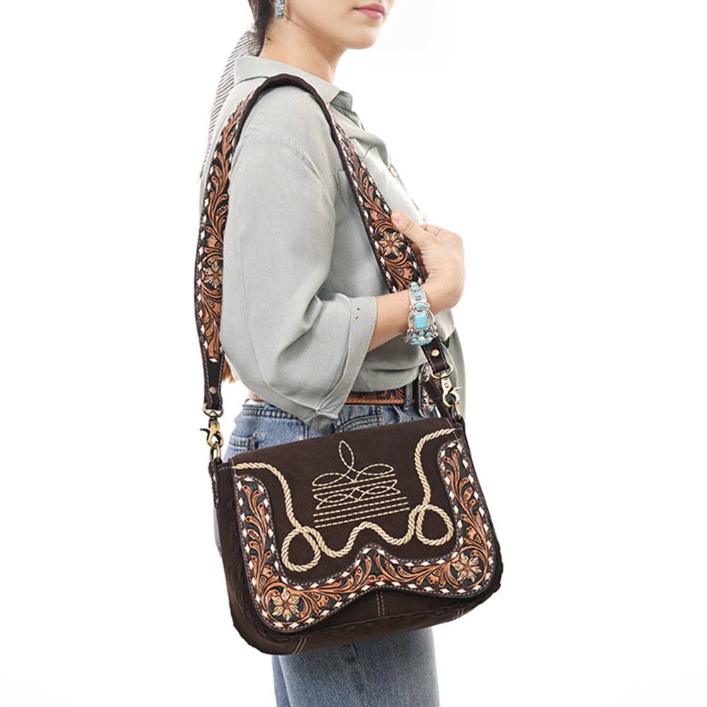 ADBGA687 Crossbody Genuine Western Leather Women Bag