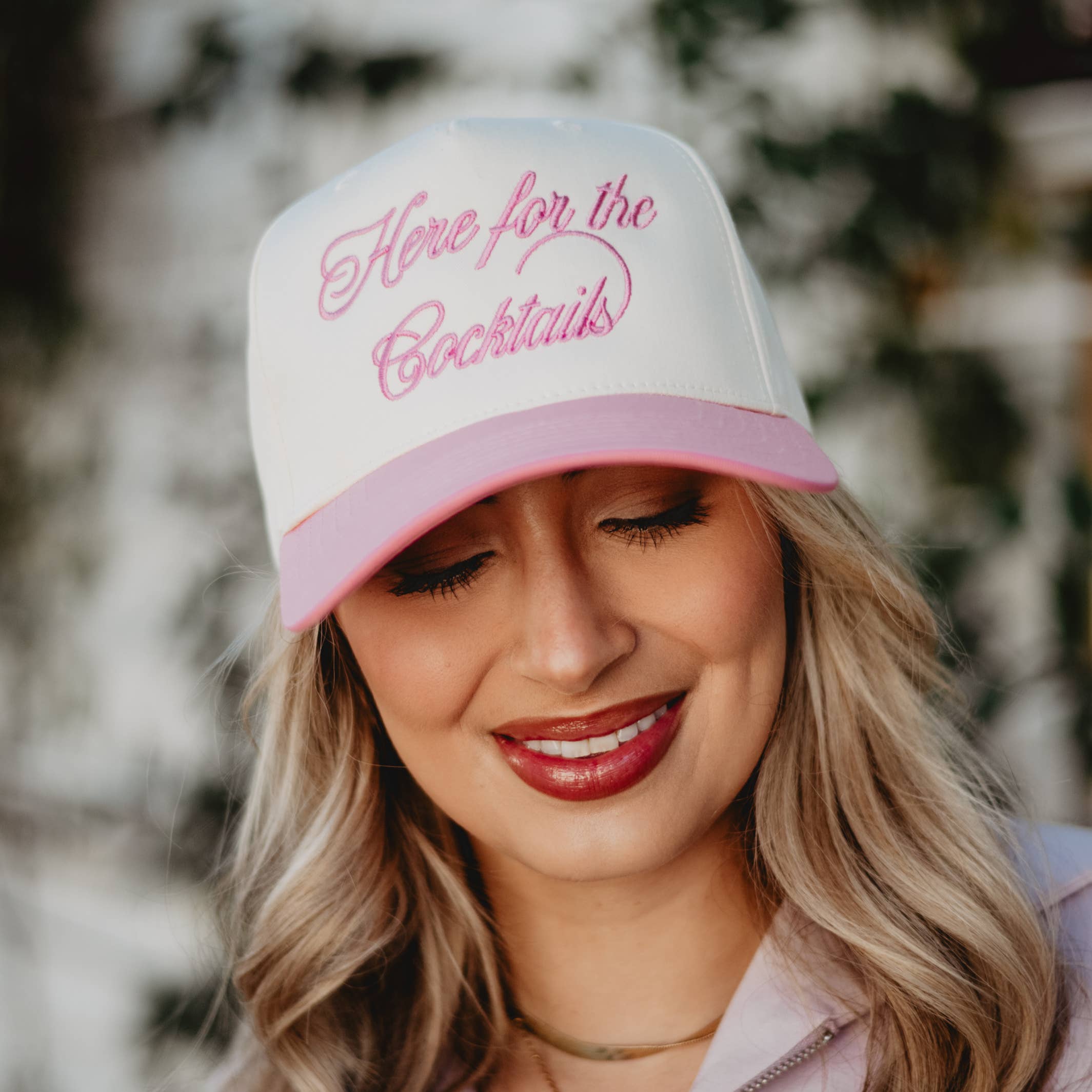 Here For the Cocktails Two-Toned Vintage Hat