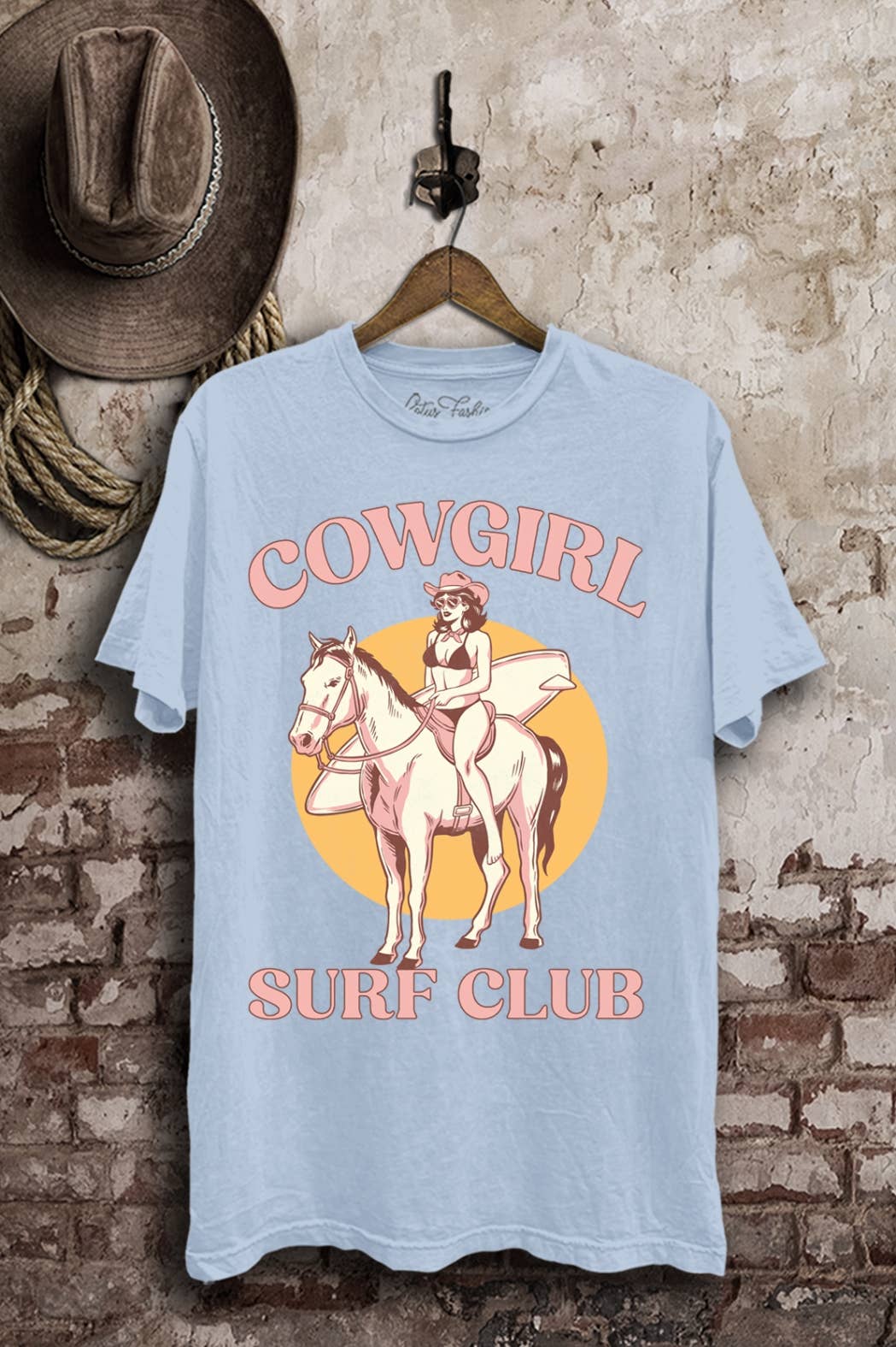 Cowgirl Surf Club Graphic Top