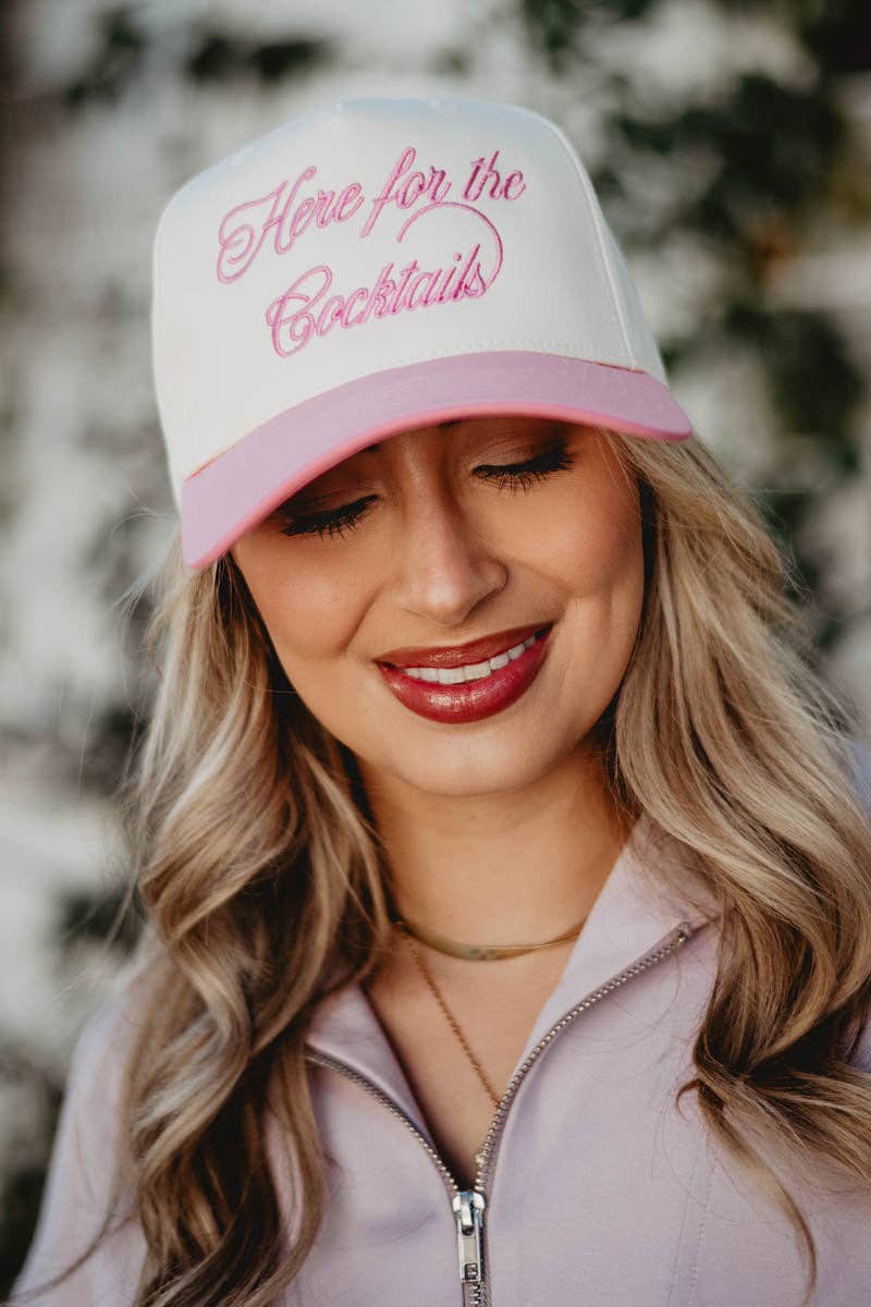 Here For the Cocktails Two-Toned Vintage Hat
