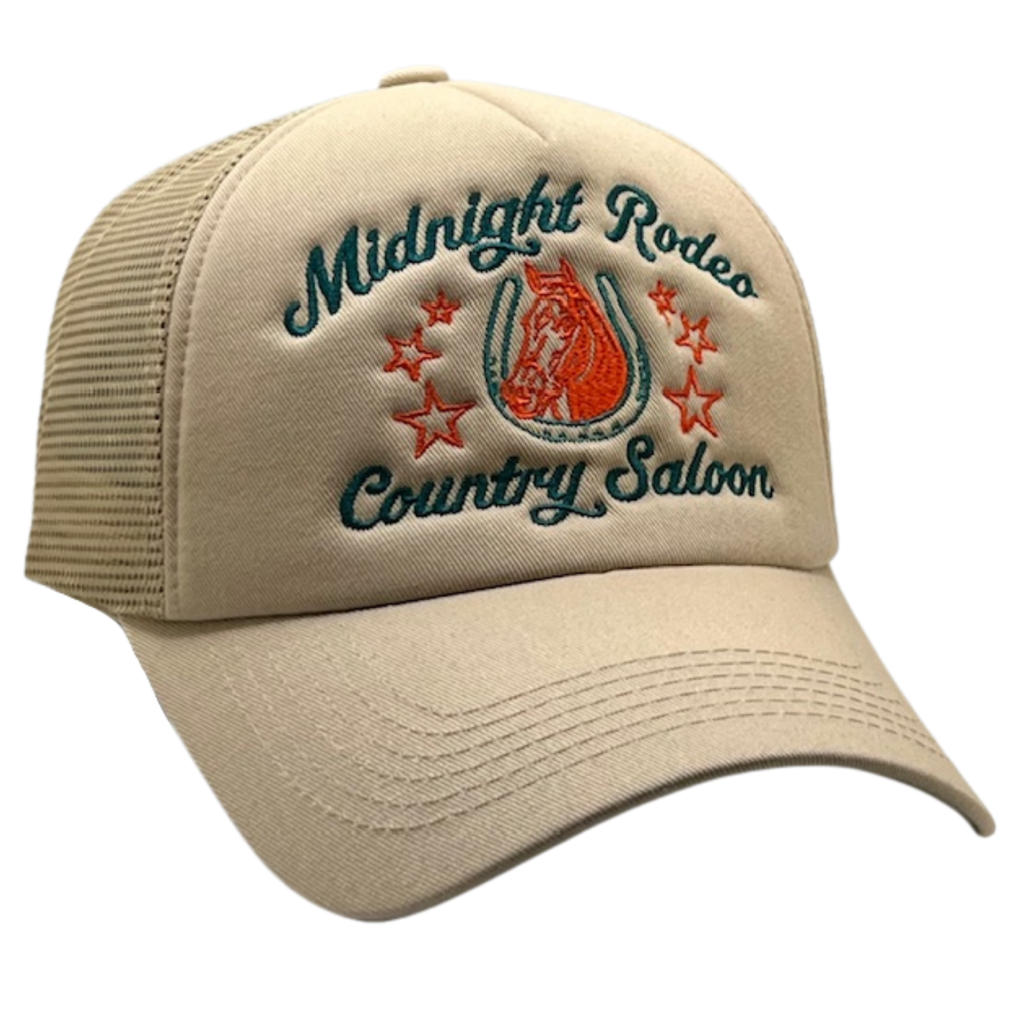 Midnight Rodeo Country Saloon Trucker Hat