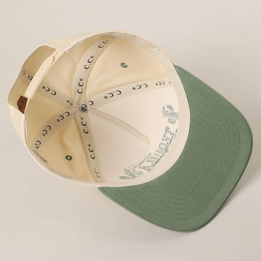 TEQUILA COWBOY CLUB 3D Letter Embroidery Two-Tone Trucker