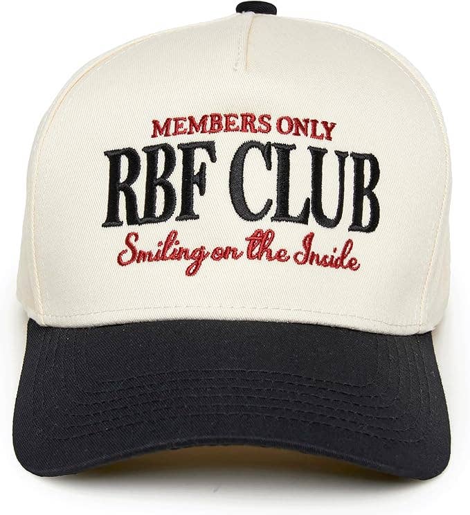 Two Tone Cap -  RBF Club - Beige/Black