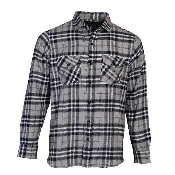 Flannel Casual Button-Down Shirts [HF-3001]