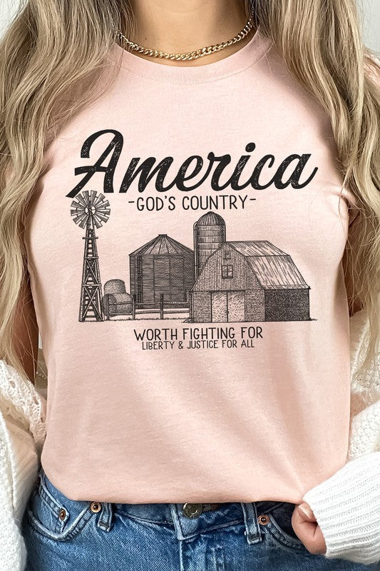 America Gods Country Graphic Tee