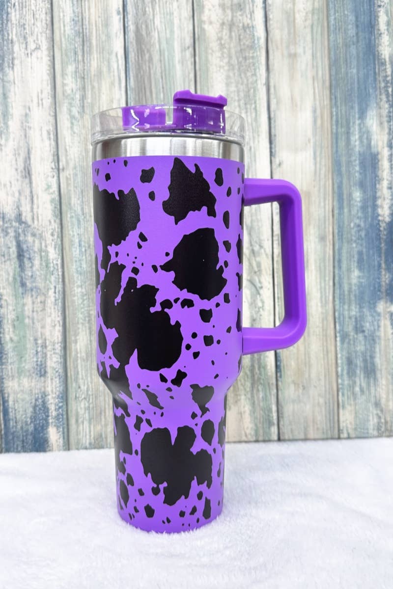 COW STAINLESS STEEL TUMBLERS CUP 40oz