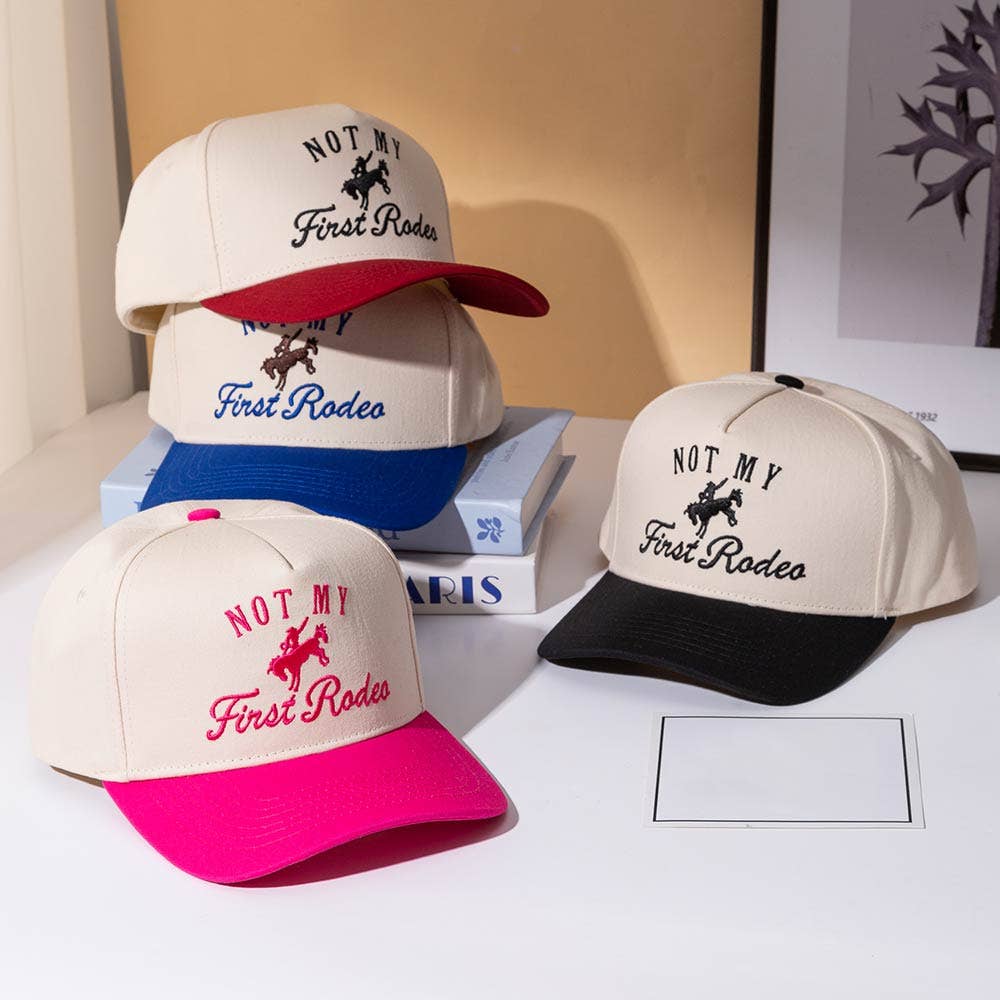 NOT MY FIRST RODEO Embroidered Baseball Cap