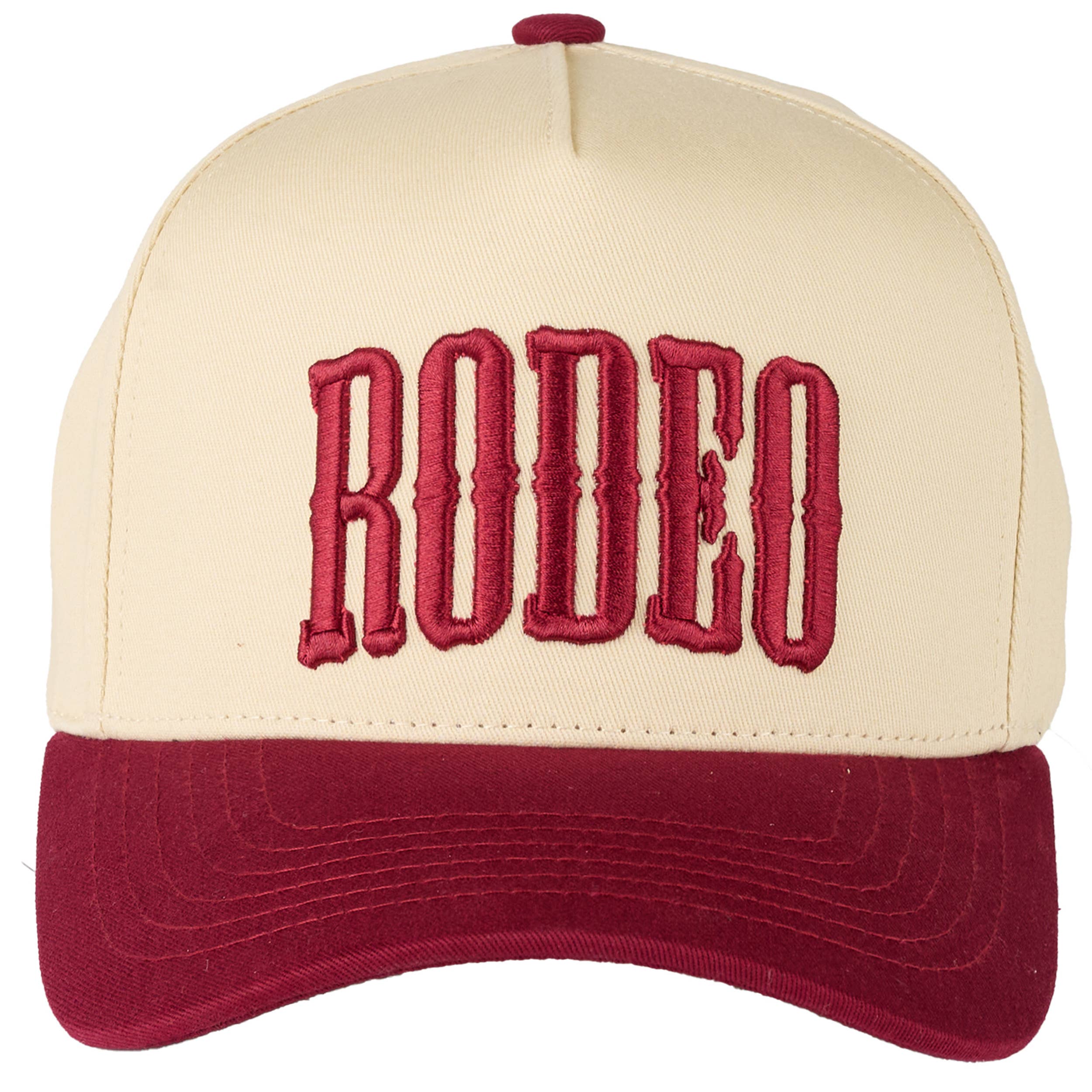 C.C RODEO Letter Embroidered Snapback Trucker Hat